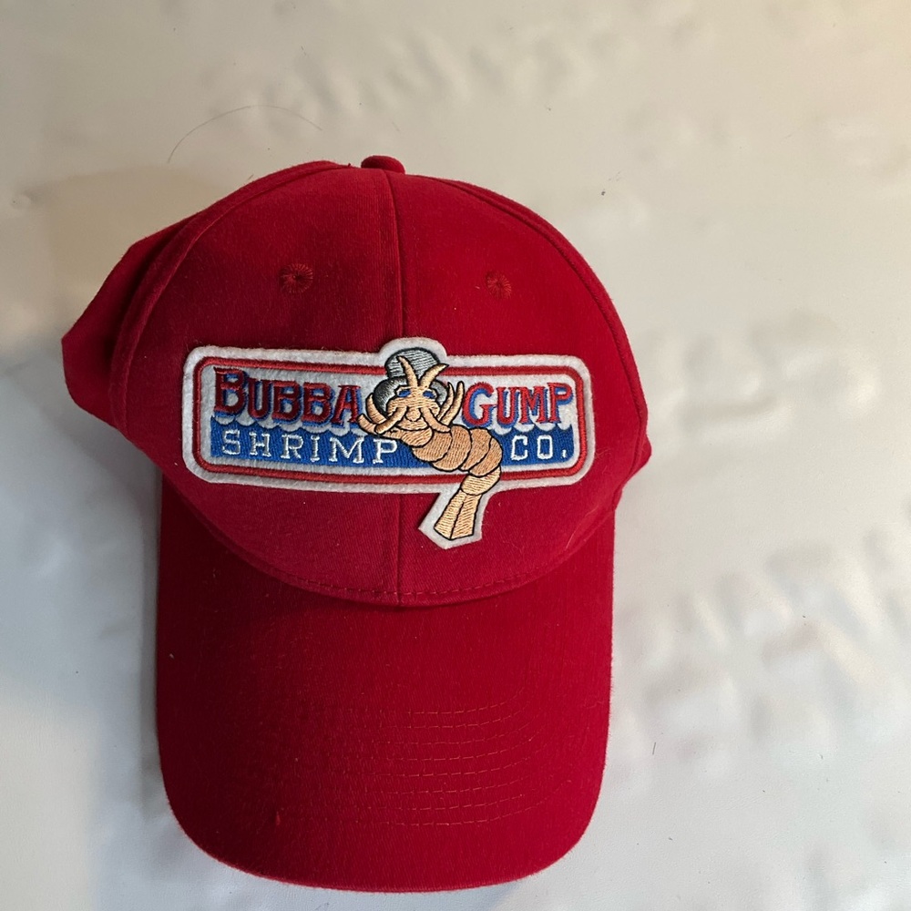 Vintage Forest Bubba Gump Shrimp Co Logo Strap Back Baseball Cap Truckers Hat